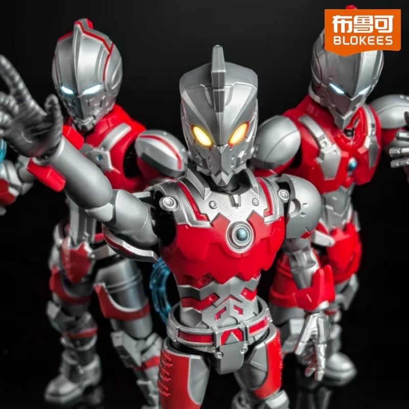 Model Kit Zero Megaman - オリジナルブロキーズモバイルウルトラマンウルトラマン：ライジングギャラクシーバージョンS01ブラインドボックススーツゼロエースゾフィー組み立て済みコレクタブルモデルギフト