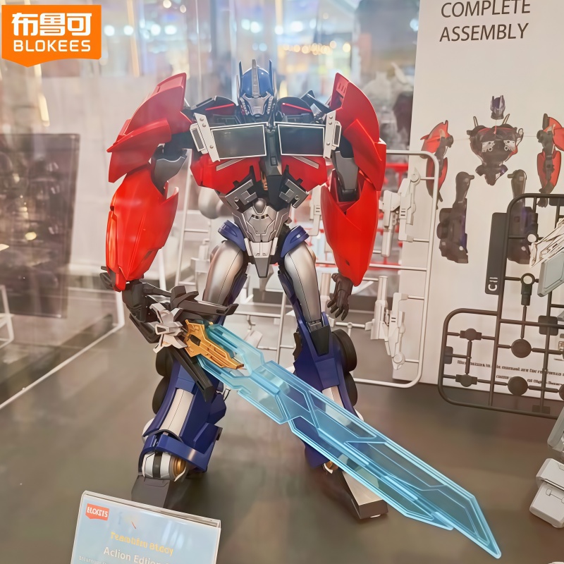 Model Kit Blokees - ブロキーズ トランスフォーマー オプティマスプライム トランスフォーマー：プライムレジェンドエディション トランスフォーマーフィギュアコレクション 組み立てモデルキット