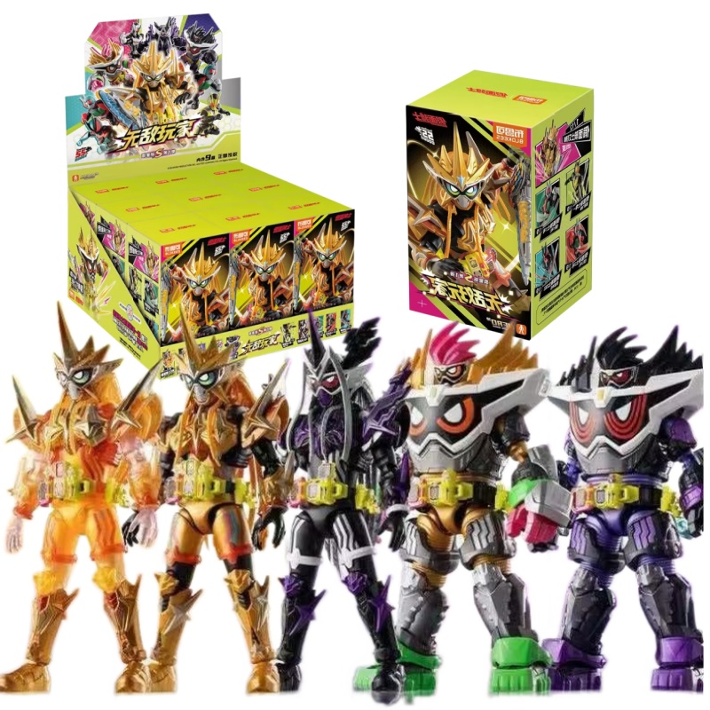 Model Kit Blokees - オリジナル Blokees 仮面ライダーギャラクシーバージョン S 01 シリーズブラインドボックスエグゼイドミューテキモデルキット装飾品収集おもちゃ男の子ギフト