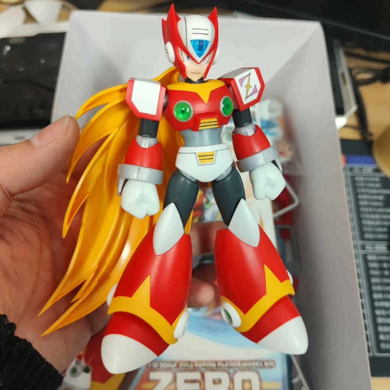 Model Kit Zero Megaman - Kotobkiya-meganxゼロロックマンアクションフィギュア,オリジナルプラスチックモデル,KP-498, 1, 12スケール,フルアニメ,在庫あり