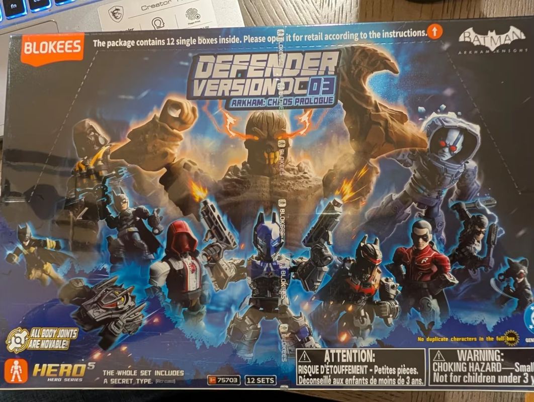 Model Kit Blokees - 在庫あり Blokees DC ディフェンダーバージョン03 - アーカム：カオスプロローグシリーズ