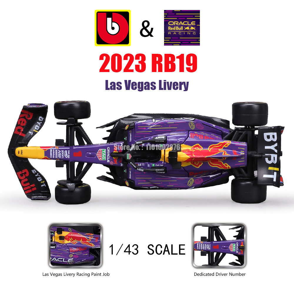 Model Kit Ferrari - Bburago 1:43 2023 F1 レッドブル レーシング