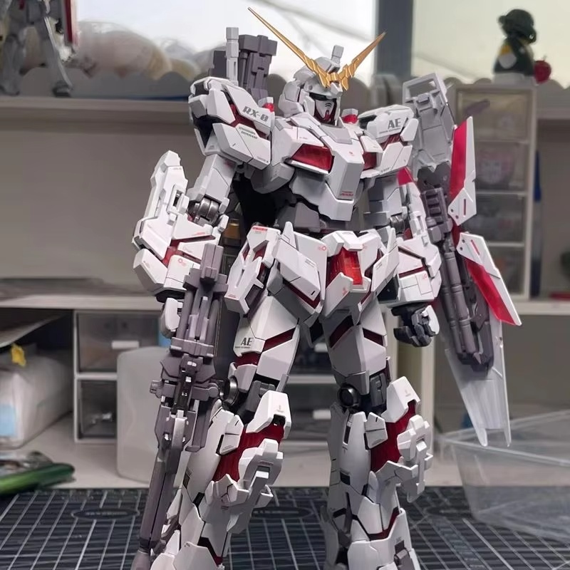 Model Kit Perfect Grade - 在庫あり Hg 1/144 Rx-0 ユニコーン破壊モード組み立てモデルアクションフィギュア爆発装甲人形おもちゃギフトグッズ