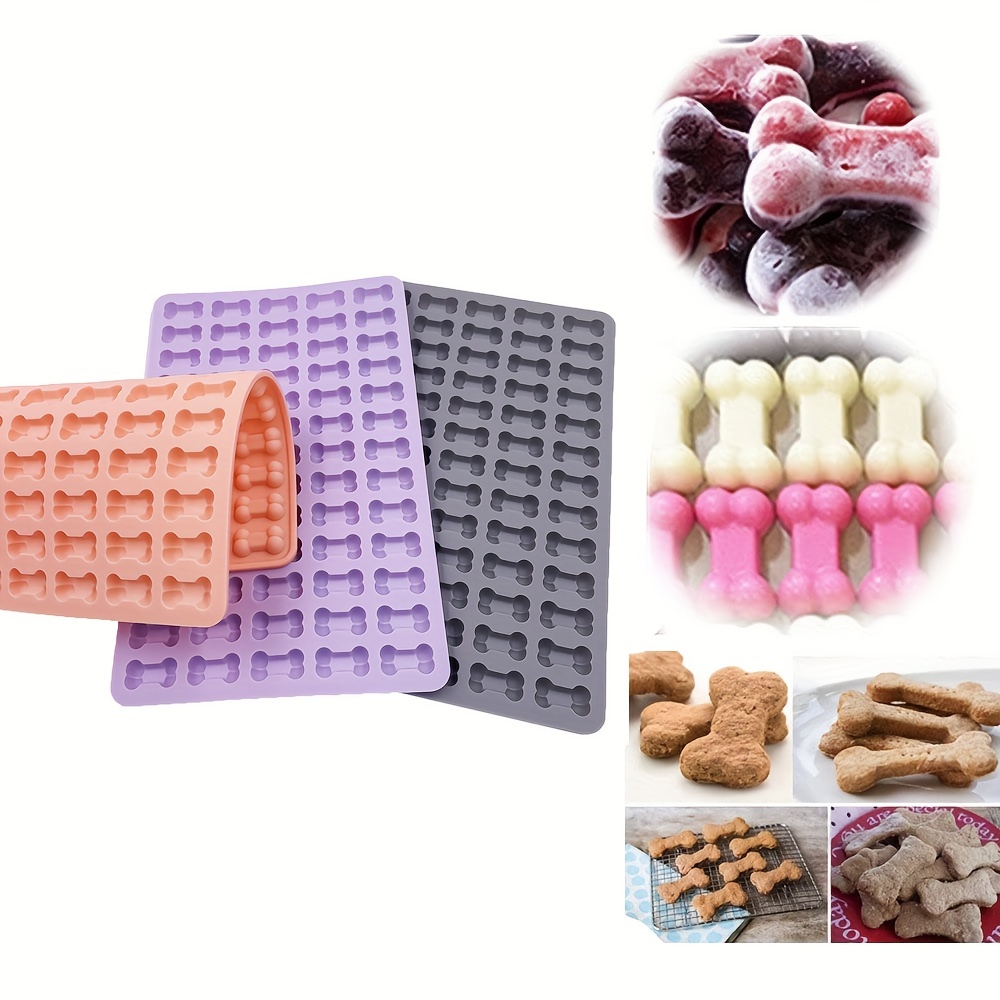 Model Kitchen Set - ソフトシリコンミニビスケットモールド,ピンク,グレー,パープル,チョコレートキャンディー,家族と家庭でのパーティー,楽しいペットスナック,1個