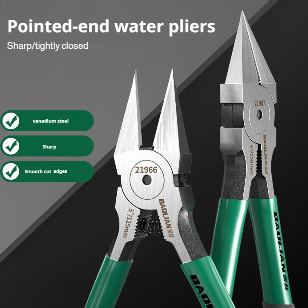 Model Kit Clipper - 超鋭利フラッシュカッタープライヤー – 高硬度薄型斜めカッター、電気技師用切削工具アクセサリー
