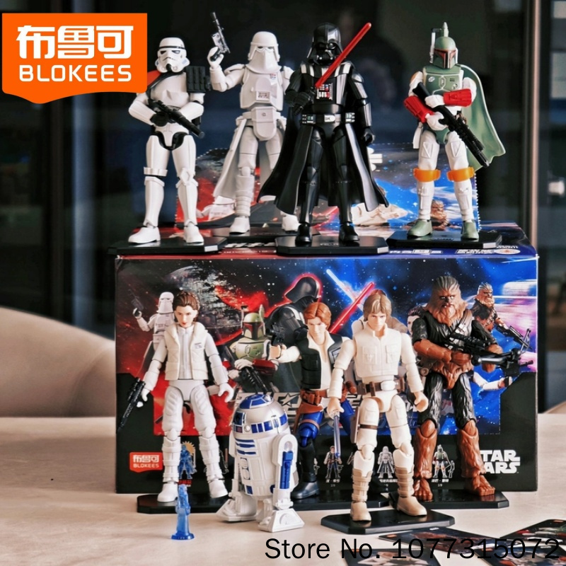 Model Kit Blokees - ブロキーズ スターウォーズ ギャラクシーV2 ブラインドボックス ポーズアブルモデルキット ダースベイダー