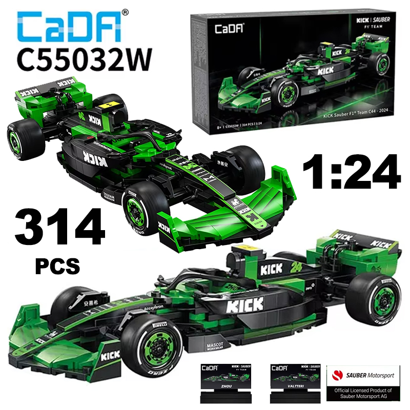 Model Kit Ferrari - Cada MOC ザウバーF1チーム C44 フォーミュラ1 レーシングカー