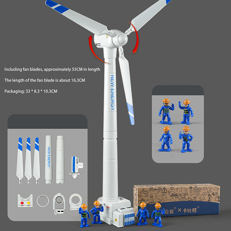 Model Kit Simulator - 子供用風力タービンモデルシミュレーションおもちゃ - 大型科学キット