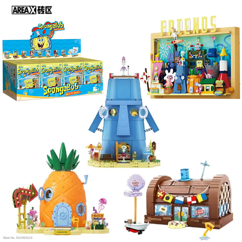 Model Kit Box - エリアックス スポンジボブ ビキニボトム ビルディングブロック ワールドシリーズ ブラインドボックス