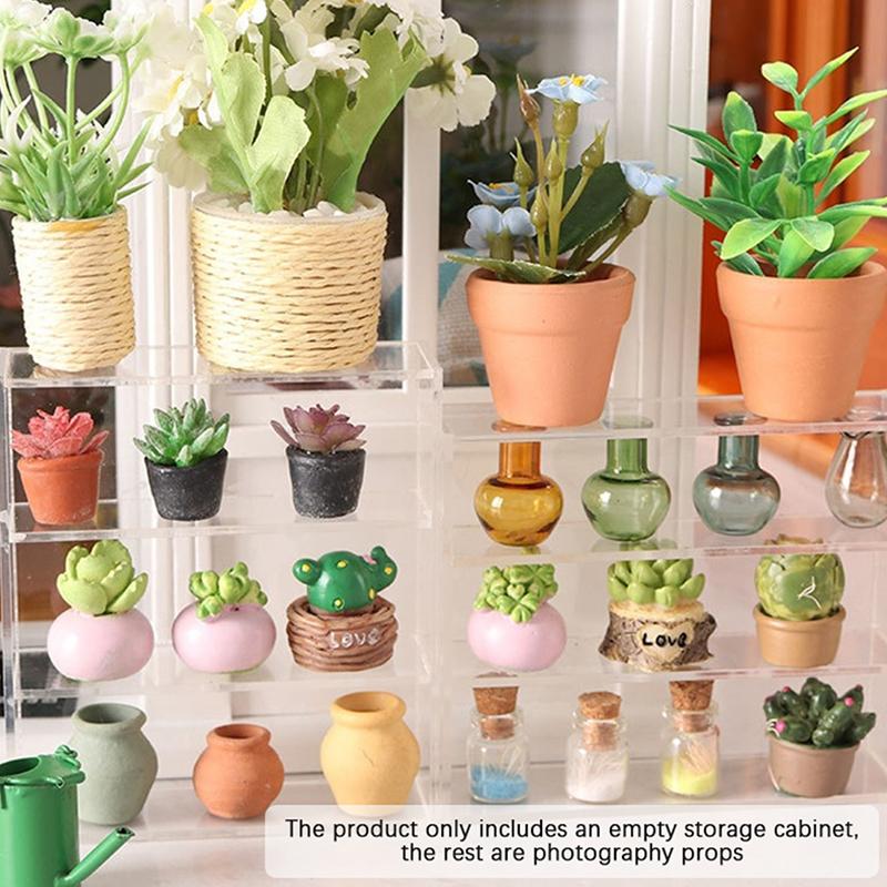 1Pc 1:12 ドールハウスミニチュア多層ラック食器棚収納 - Model Kitchen Set のレビューと価格