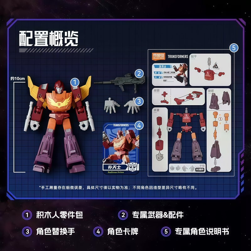 BLOKEES トランスフォーマー Wave10 Now L - Model Kit Rodimus のレビューと価格