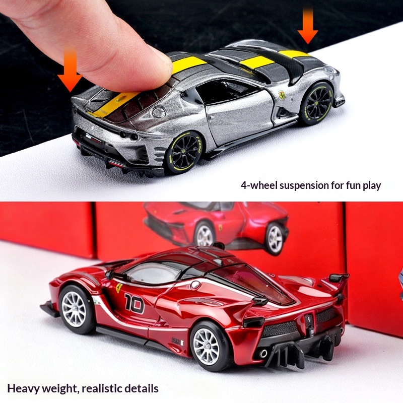 フェラーリ ダイキャスト モデルカー 1/64スケール デイ - Model Kit Ferrari のレビューと価格