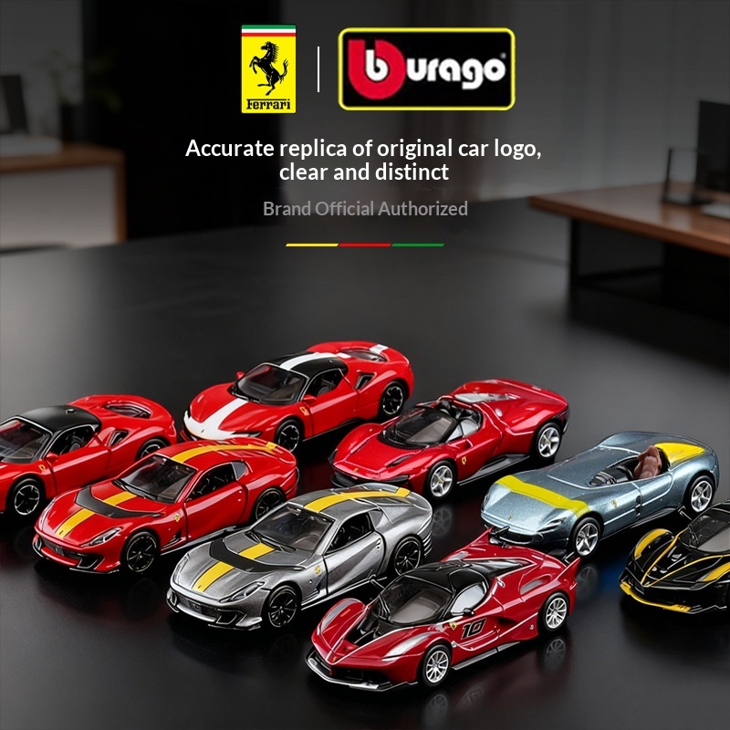 フェラーリ ダイキャスト モデルカー 1/64スケール デイ - Model Kit Ferrari のレビューと価格