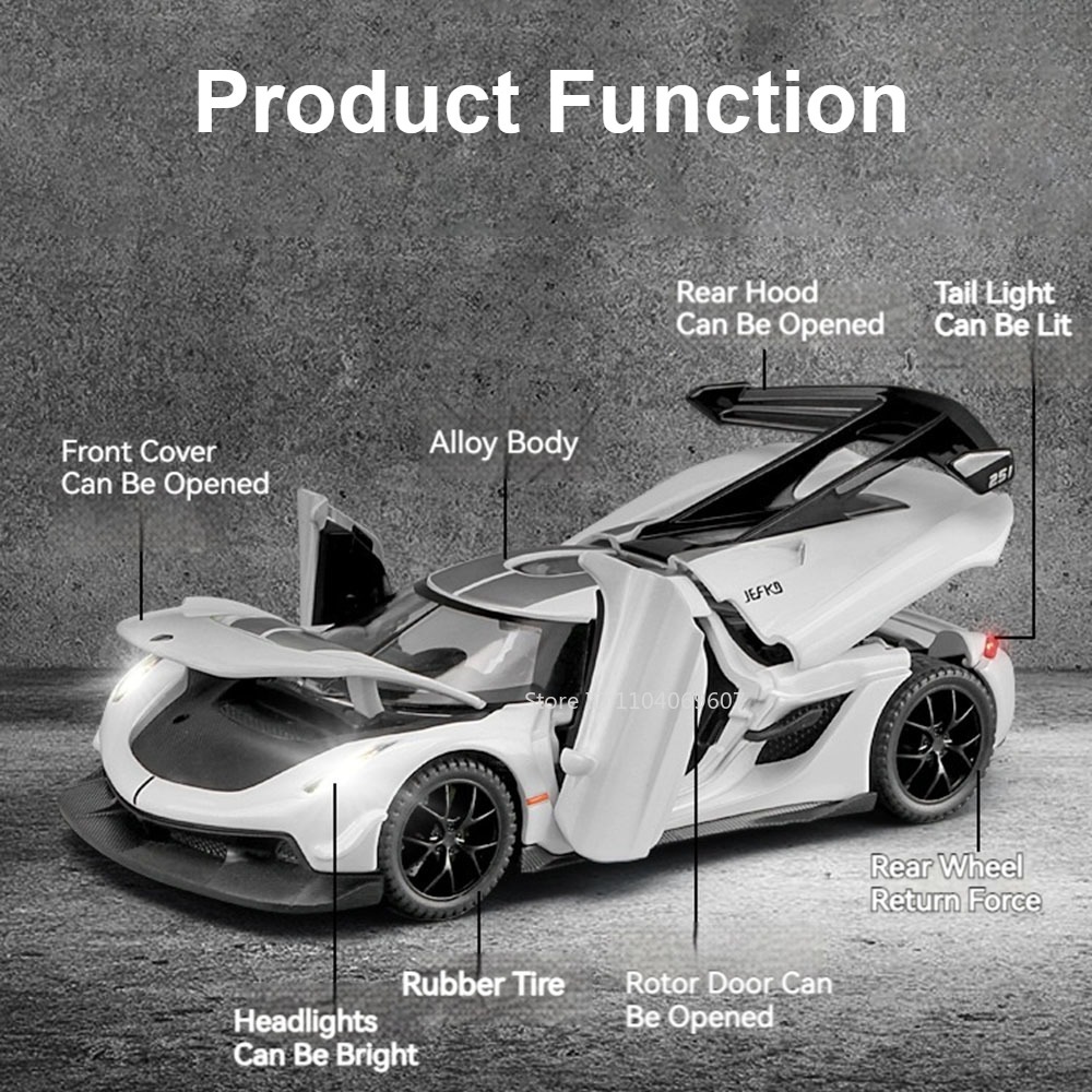 スケール 1:32 KNSG Jesko 車モデルおもちゃ合 - Model Kit Ferrari のレビューと価格