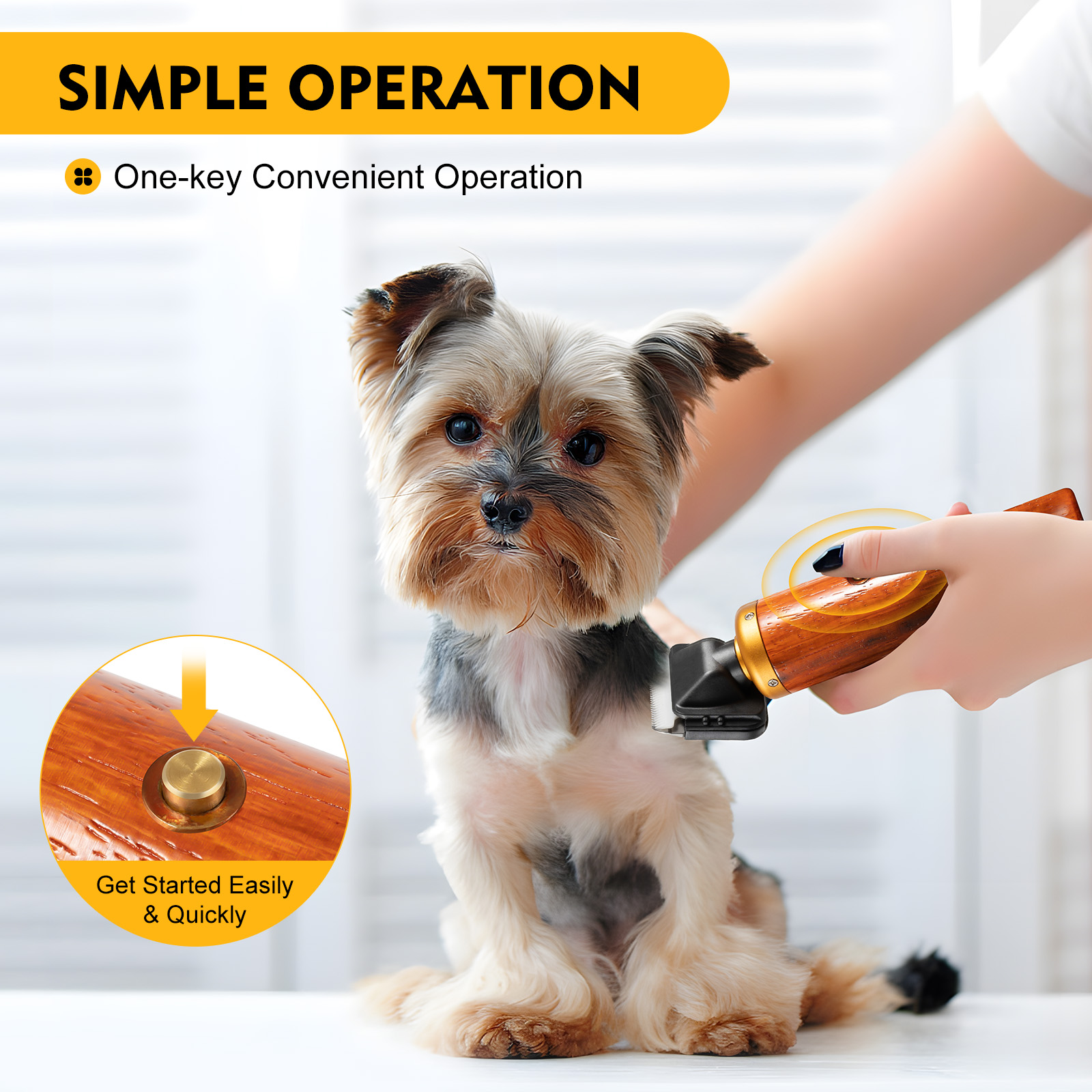 電動ペットバリカン 55W、羊、ヤギ、犬用のプロ仕様コード付 - Model Kit Clipper のレビューと価格