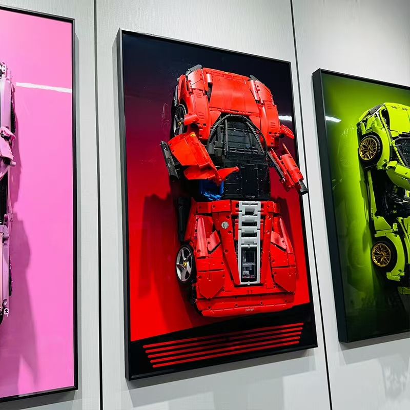 ディスプレイウォールボード壁のみ、レゴテクニカルフェラリーデ - Model Kit Ferrari のレビューと価格