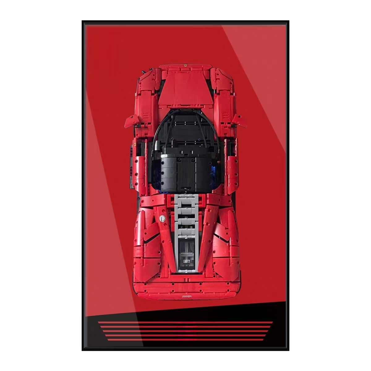 ディスプレイウォールボード壁のみ、レゴテクニカルフェラリーデ - Model Kit Ferrari のレビューと価格